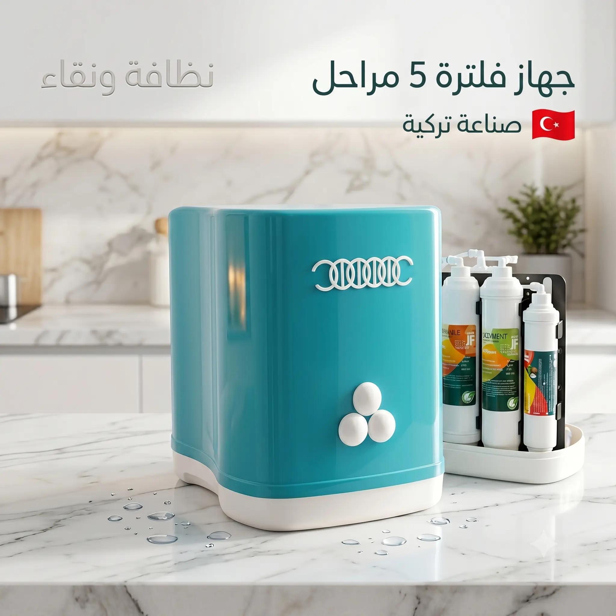 منظومة الفلترة الأنيقة فائقة الأداء (5 مراحل)